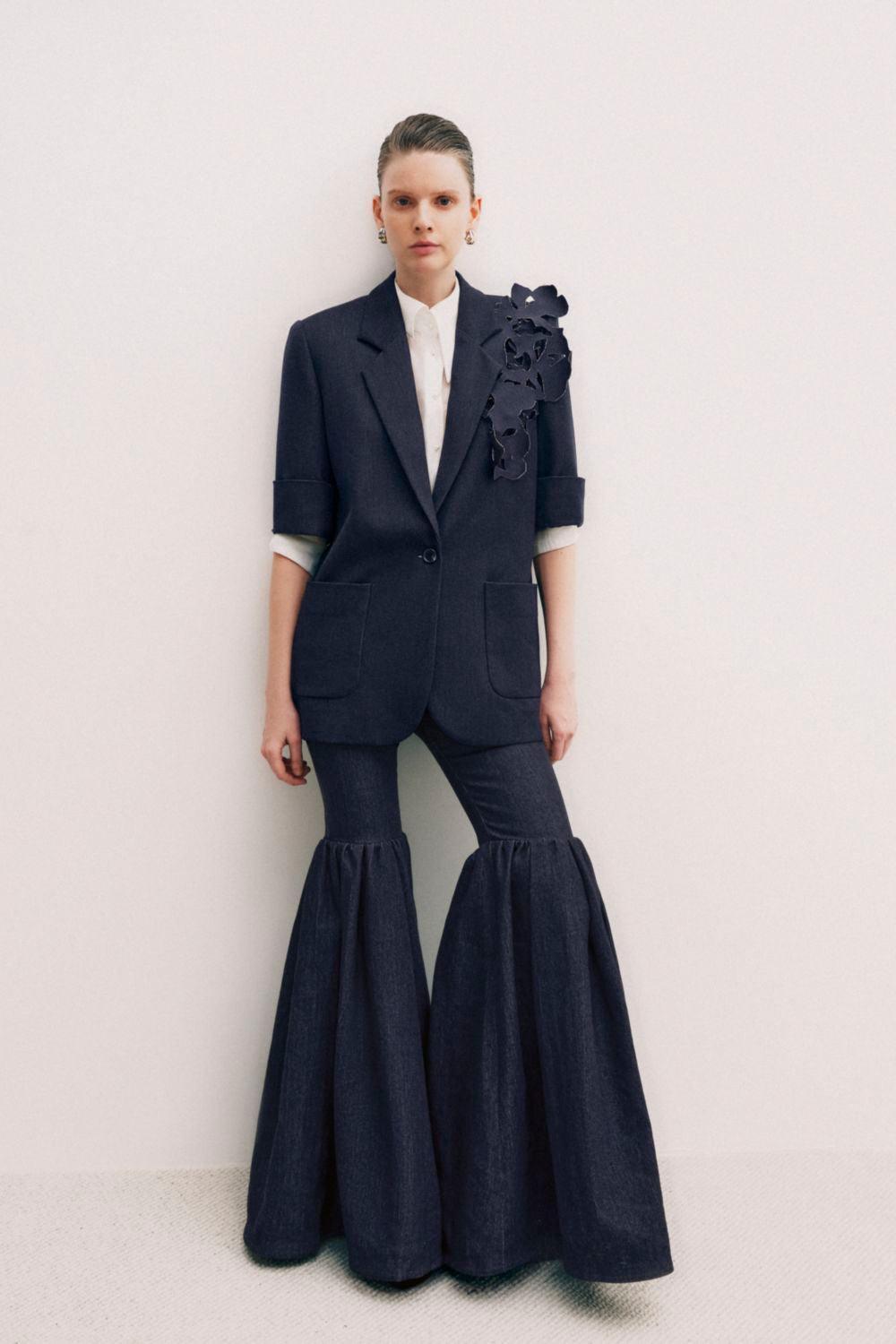 Pristy Straight Cuff Sleeved Organza Satin Shirt - MEAN BLVD