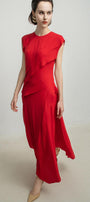 Daisy Layered Ruffled Silk Maxi Dress