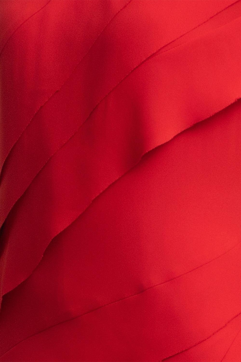 Daisy Layered Ruffled Silk Maxi Dress