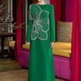 Radiai A-line Long Sleeved Velvet Satin Floor Length Ao Dai - MEAN BLVD