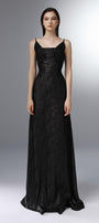 Regale A-line Sleeveless Poly Silk Floor Length Dress - MEAN BLVD
