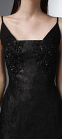 Regale A-line Sleeveless Poly Silk Floor Length Dress - MEAN BLVD