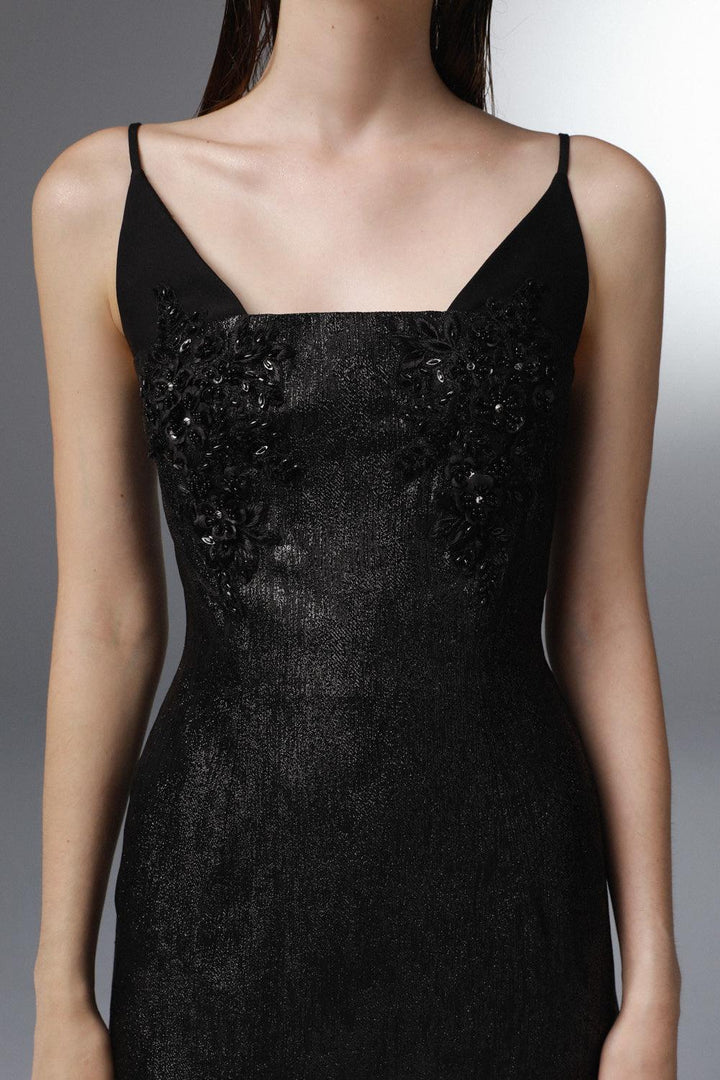 Regale A-line Sleeveless Poly Silk Floor Length Dress - MEAN BLVD