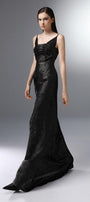 Regale A-line Sleeveless Poly Silk Floor Length Dress - MEAN BLVD