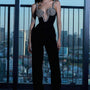 Regina Straight Wide Leg Wool Floor Length Trousers - MEAN BLVD