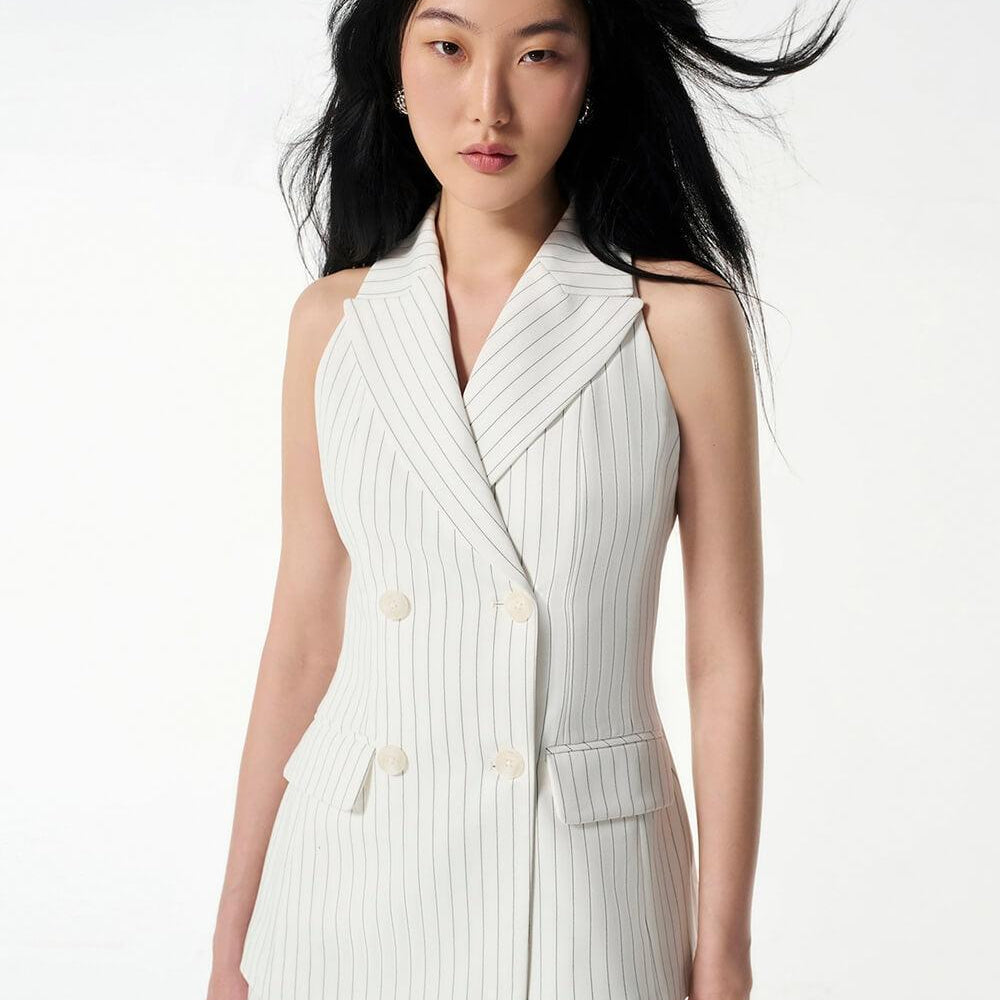 Renata Straight Sleeveless Twill Top - MEAN BLVD