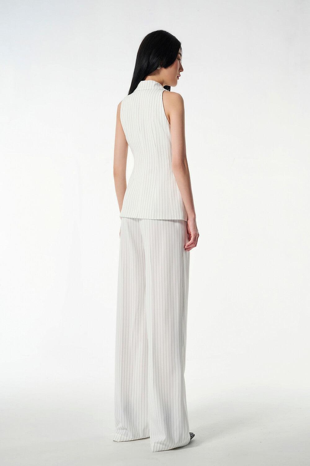 Renata Straight Sleeveless Twill Top - MEAN BLVD