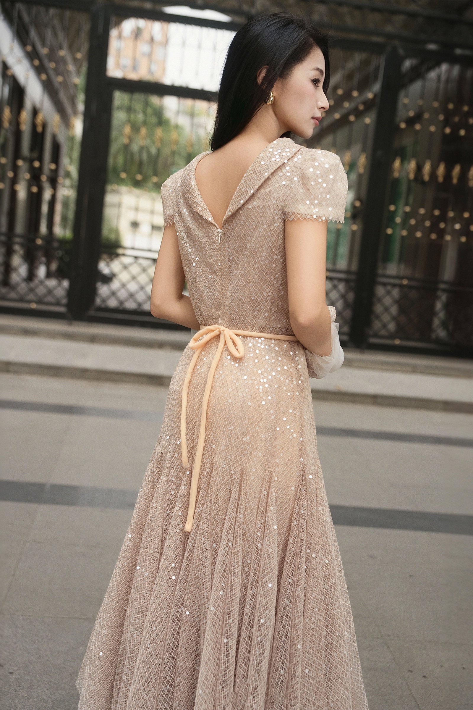 Seraphina Sequin Midi Dress