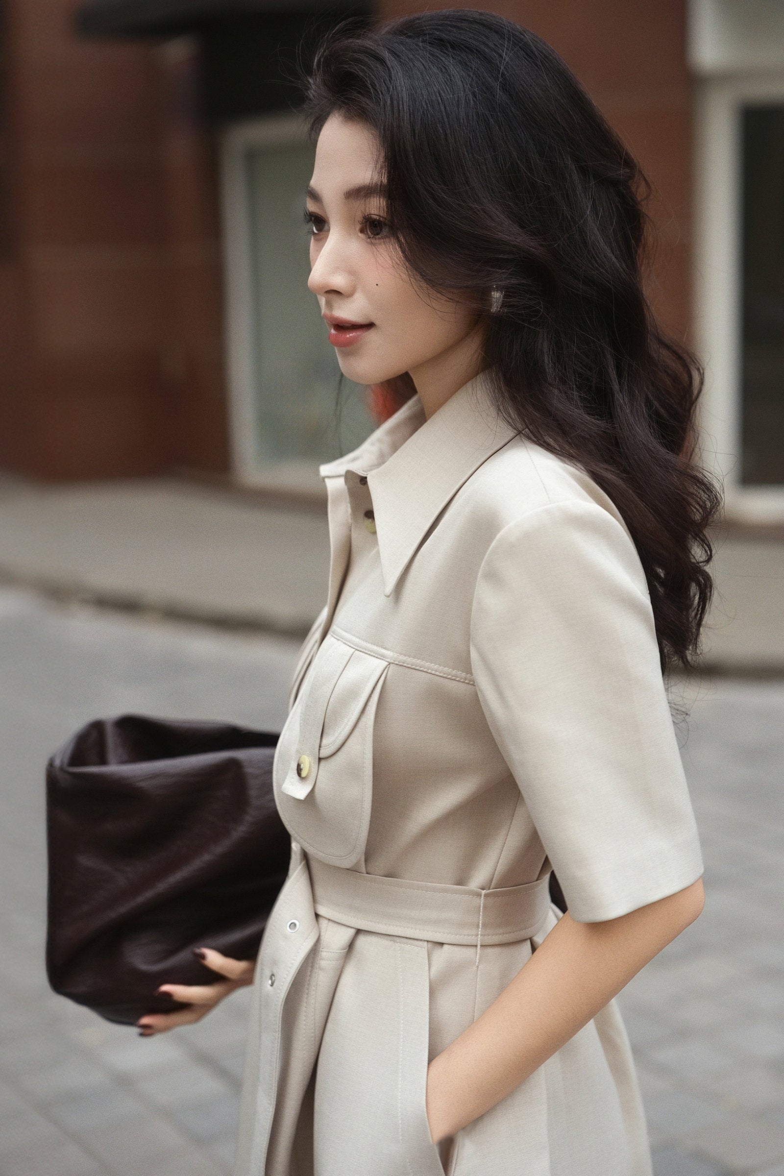 Diana Collared Midi Dress