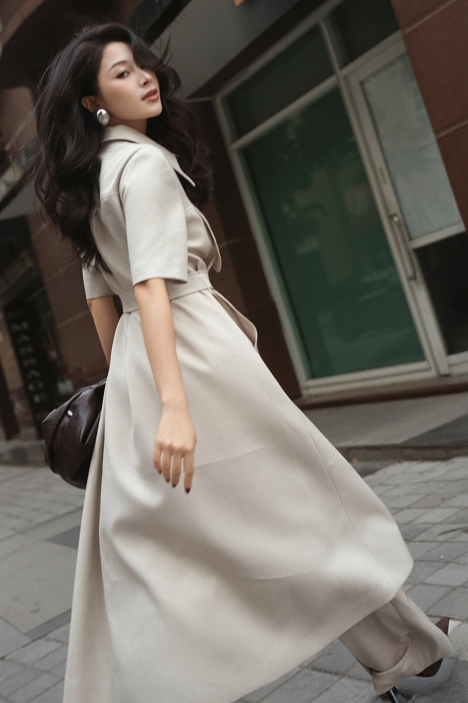 Diana Collared Midi Dress