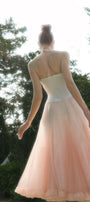 Reverie Halter Sleeveless Tulle Ankle Length Dress - MEAN BLVD
