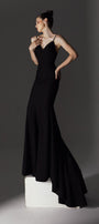 Revival Mermaid Sweetheart Neck Wool Cotton Floor Length Dress - MEAN BLVD