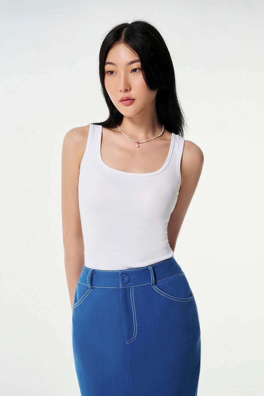 Rey Strappy Cotton Top - MEAN BLVD