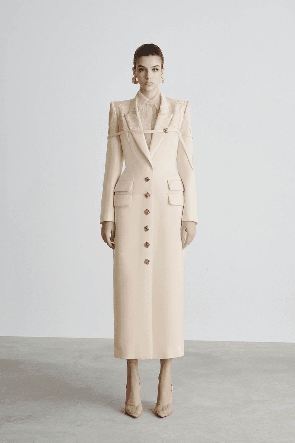 Rhys See-Through Polyester Shirt - MEAN BLVD