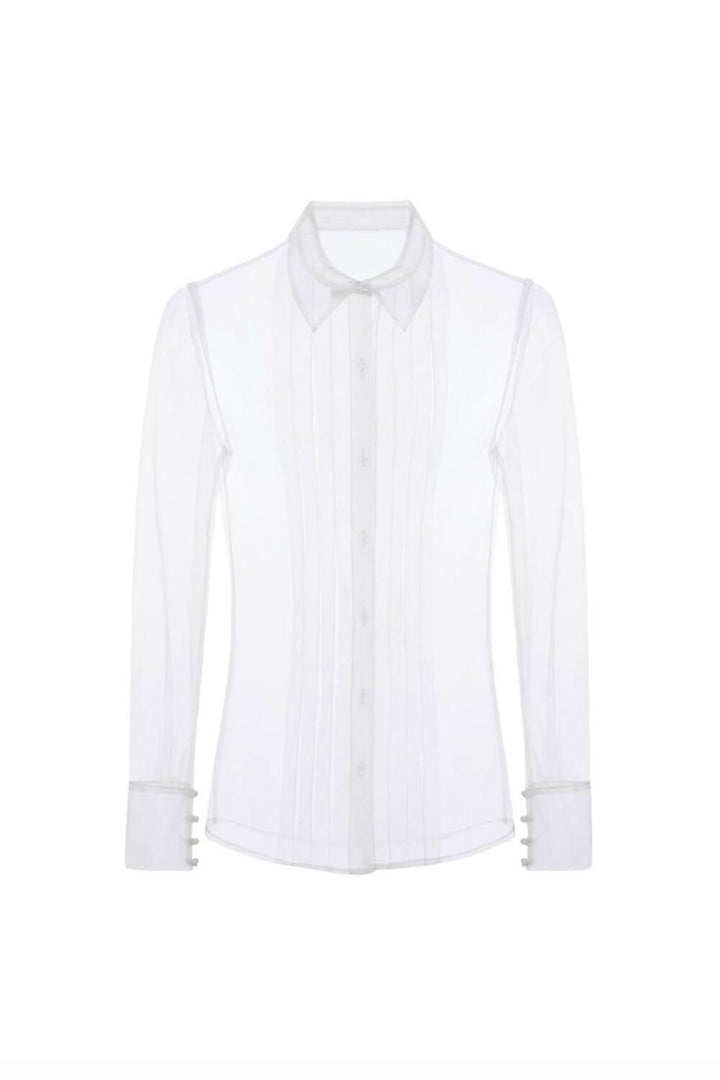 Rhys See-Through Polyester Shirt - MEAN BLVD