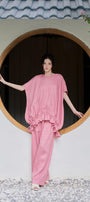 Rina Straight Wide Leg Linen Floor Length Pants - MEAN BLVD