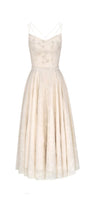 Rio A-line Spaghetti Strap Lace Midi Dress - MEAN BLVD