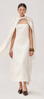 Roise A-line Sleeveless Ribbed Burlap Midi Dress - MEAN BLVD