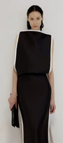 Romie Piping Midi Dress - MEAN BLVD