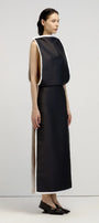 Romie Piping Midi Dress - MEAN BLVD