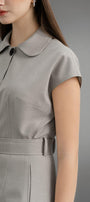 Ronnie Sheath Cap Sleeved Wool Midi Dress - MEAN BLVD