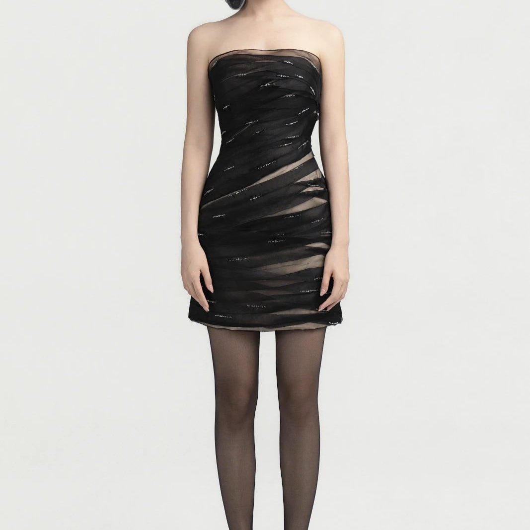 Rosaceous Strapless Mini Dress - MEAN BLVD