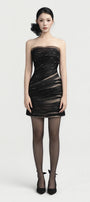 Rosaceous Strapless Mini Dress - MEAN BLVD