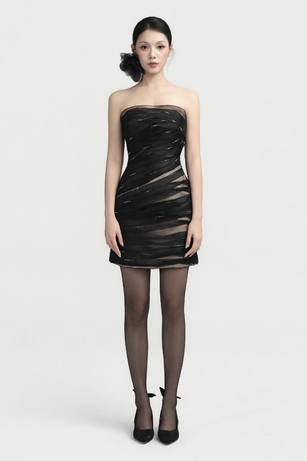 Rosaceous Strapless Mini Dress - MEAN BLVD