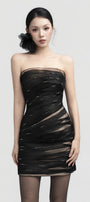 Rosaceous Strapless Mini Dress - MEAN BLVD