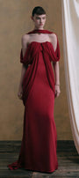 Rosalind Draped Maxi Dress - MEAN BLVD