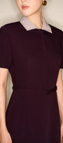 Rosalind Collared Midi Dress - MEAN BLVD