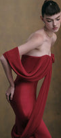 Rosalind Draped Maxi Dress - MEAN BLVD