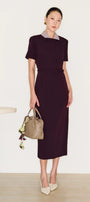 Rosalind Collared Midi Dress - MEAN BLVD