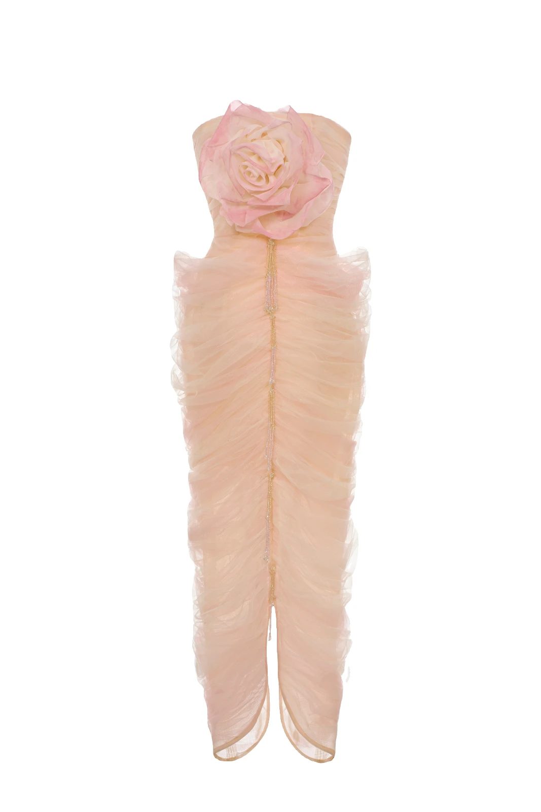 Roseline Rose Applique Midi Dress - MEAN BLVD