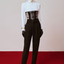 Ruffle Straight Cuff Sleeved Cotton Shirt - MEAN BLVD