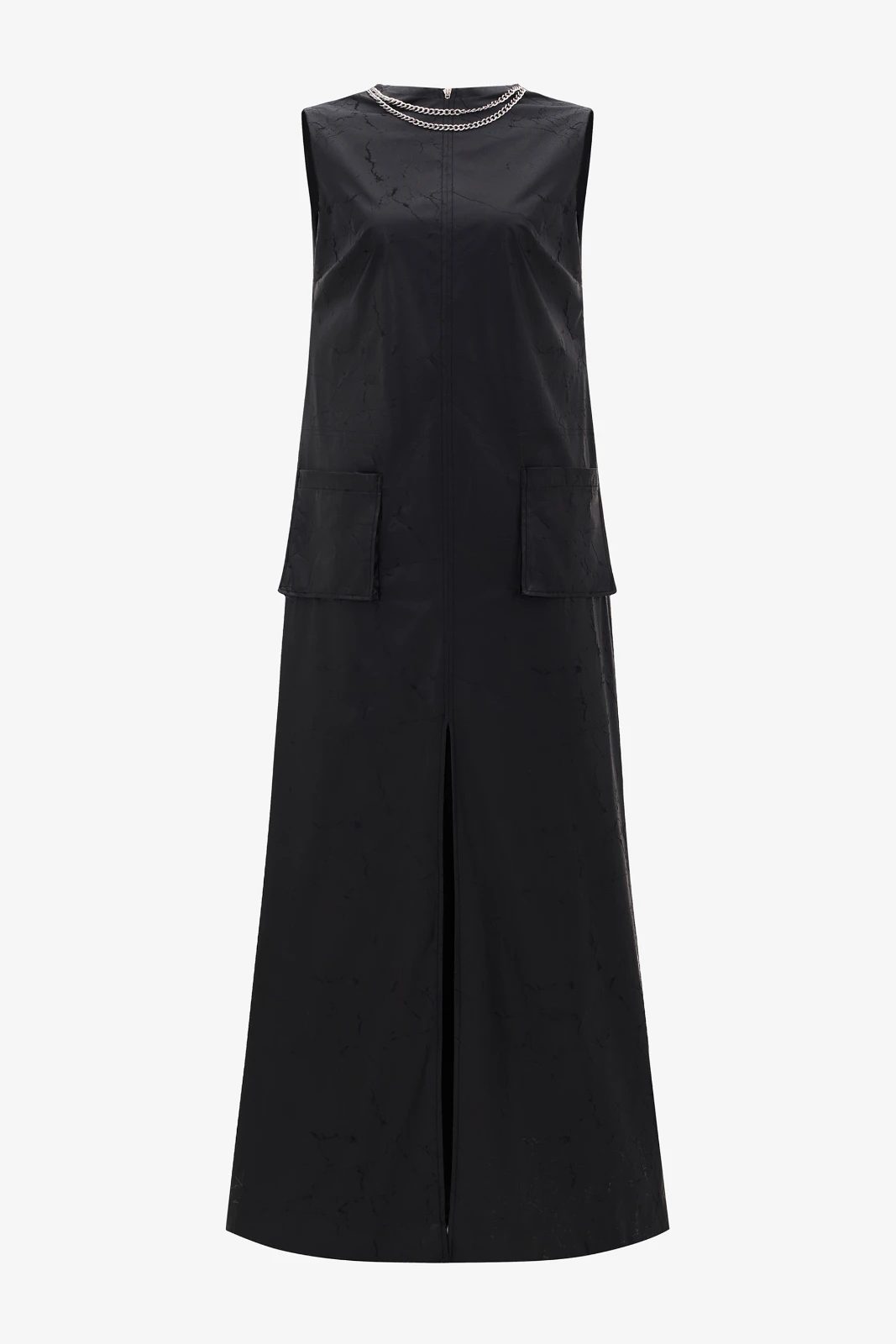 Runway Patch Pocket Maxi Dress - MEAN BLVD