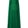 Ruth Sheath Round Neck Silk Lace Floor Length Dress - MEAN BLVD