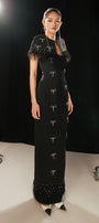 Rylie Sheath Feather Twill Floor Length Set - MEAN BLVD