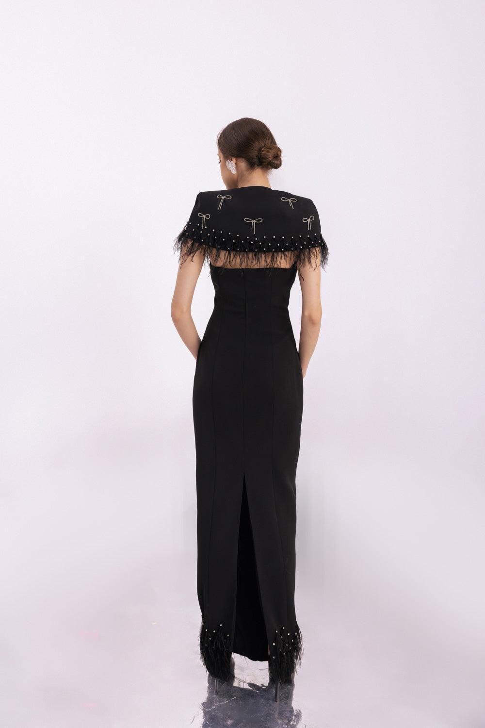 Rylie Sheath Feather Twill Floor Length Set - MEAN BLVD
