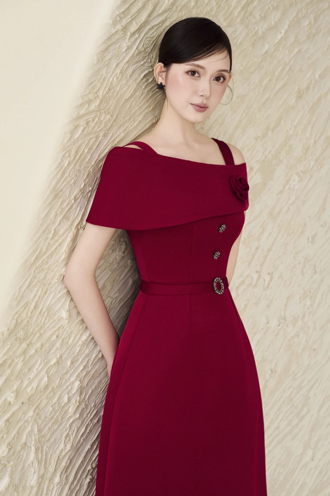 Sabrina Applique Midi Dress - MEAN BLVD