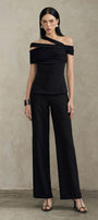 Saffira Hourglass Off-Shoulder Spandex Shirt - MEAN BLVD