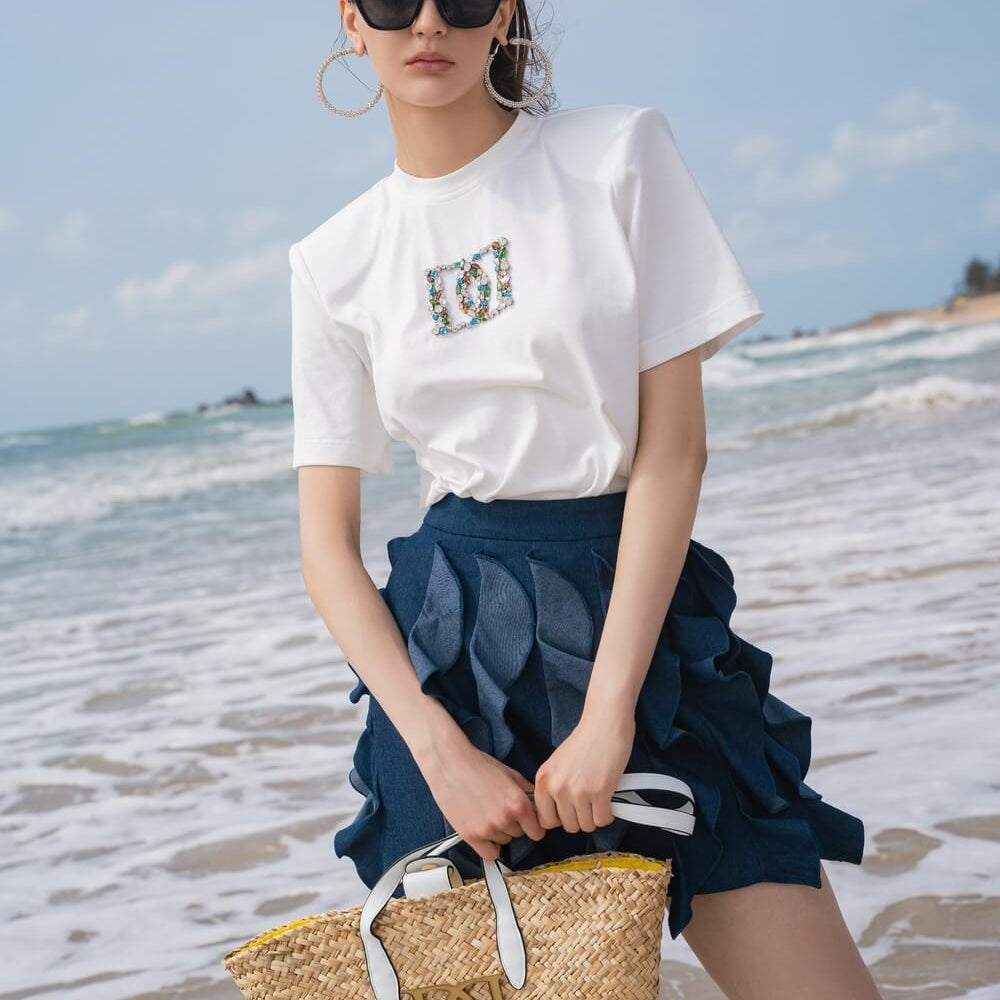 Sana Straight Short Sleeved Cotton Shirt - MEAN BLVD