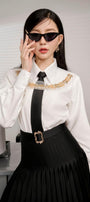 Sando Straight Long Sleeved Cotton Silk Shirt - MEAN BLVD
