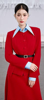 Santa A-line Long Sleeved Cotton Midi Set - MEAN BLVD