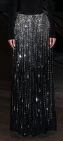 Sapphire A-line Long Sleeved Spandex Chiffon Floor Length Set - MEAN BLVD