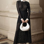 Sarah A-line Long Sleeved Lace Maxi Dress - MEAN BLVD