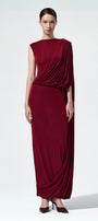 Sarina Draped Maxi Dress - MEAN BLVD