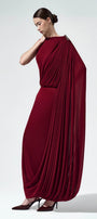 Sarina Draped Maxi Dress - MEAN BLVD