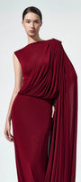 Sarina Draped Maxi Dress - MEAN BLVD
