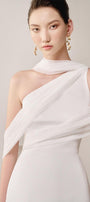 Sariton Sheath Extended Flap Polyester Ankle Length Dress - MEAN BLVD